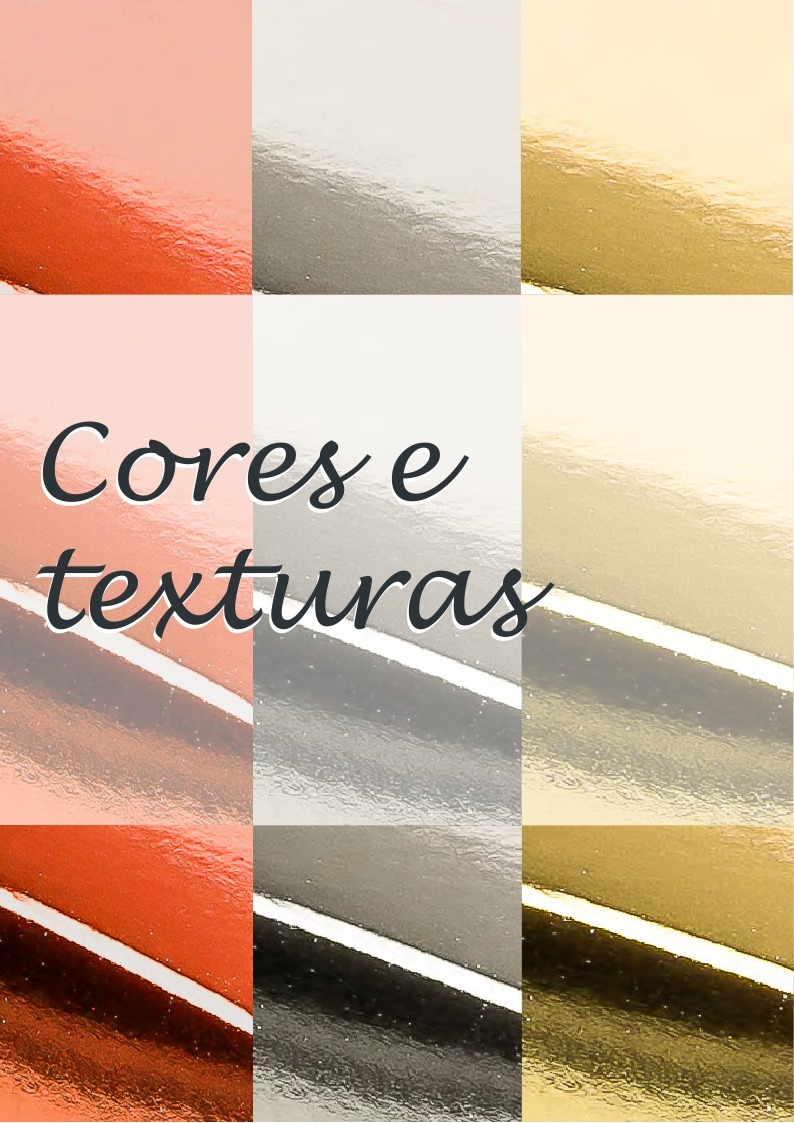 Capa do catálogo de cores e texturas